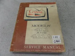 CESSNA MODELS' 411 AND 411A SERVICE MANUAL DECEMBER 1966 CHANGED AUGUST 1967 